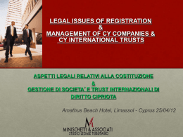 PIANIFICAZIONE FISCALE SOCIETARIA TRAMITE L