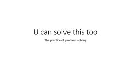 U can solve this too - A I M