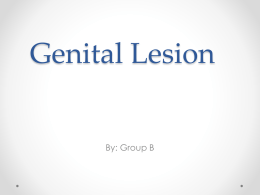 Genital Lesion
