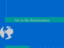 Art in the Renaissance - The College of New Jersey