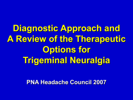 A Review of the Diagnostic and Therapeutic Management