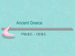 Ancient Greece - ESM School District
