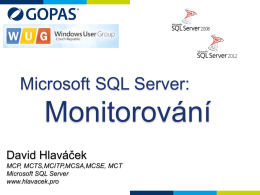 Architektura SQL Serveru