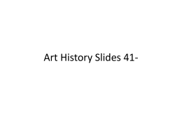 Art History Slides 40-
