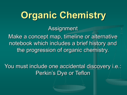 Organic Chemistry - Needham Public Schools