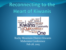 Reconnecting to the Heart of Kiwanis