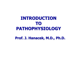 Introduction to Study of Pathophysiology