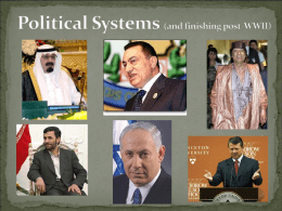 Political Systems - Rutgers University