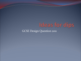 Ideas for dips