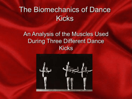 The Biomechanics of Dance Kicks