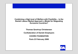 Labour Market Mobility in a Danish Perspective