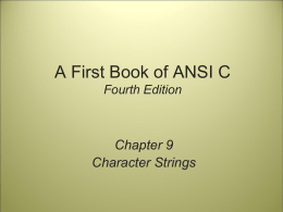 A First Book of ANSI C, Fourth Edition