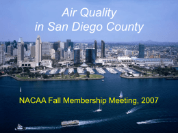 Planning Managers Committee Report to CAPCOA Board