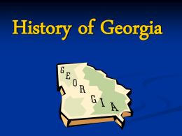 History of Georgia - Primary Grades Class Page