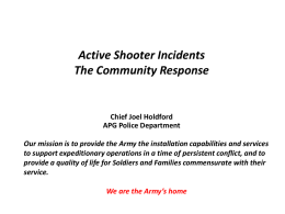 Active Shooter Response - American Society of Safety Engineers