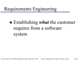 Software Engineering - College of Computing & Informatics