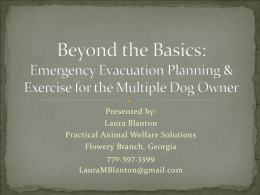 Beyond the Basics: Emergency Evacuation Planning and