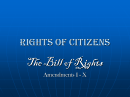 Rights of Citizens - Jefferson College