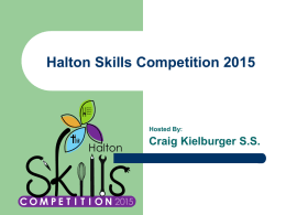 Halton Skills Competition 2005