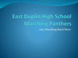 East Duplin High School Marching Panthers