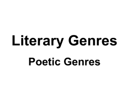05 Literary Genres