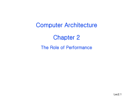 Introduction and Five Components of a Computer