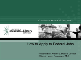 How to Apply to Federal Jobs