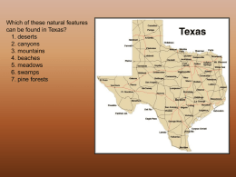 Ecoregions of Texas - ESC-2