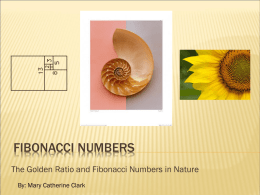 Fibonacci numbers - University of Georgia