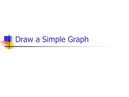 Draw a Simple Graph - National Chiao Tung University