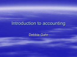 Introduction to accounting - Waukesha County Technical College