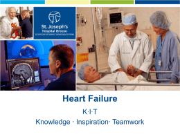 Heart Failure - Welcome to St. Joseph's