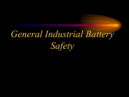Battery Safety - OSHA Training
