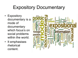 Expository Documentary
