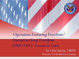 Operation Iraqi Freedom/Operation Enduring Freedom