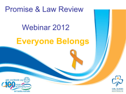 Promise & Law Review Webinar 2012 - Home