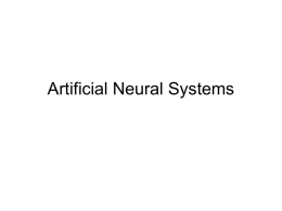 Artificial Neural Systems
