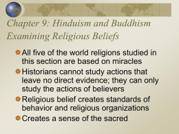 Hinduism and Buddhism Examining Religious Beliefs