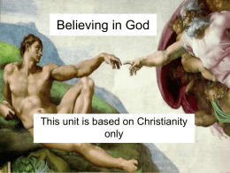 Believing in God - The Polesworth School