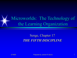 Microworlds: The Technology of the Learning Organization