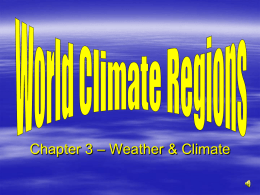 World Climates - Coppell Independent School District