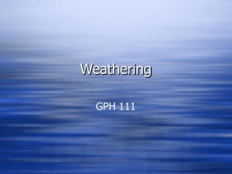 Weathering - Paradise Valley