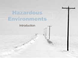 Hazardous Environments - Shrewsbury International School's
