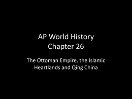 AP World History Chapter 26