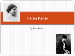Helen Keller - Brownlee Primary School