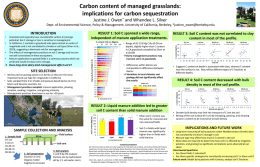 C content of managed grasslands under Mediterranean