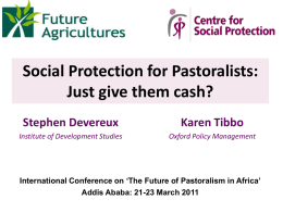 Pastoralists: Just give them cash?