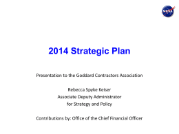 2014 Strategic Plan Development