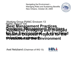ENVICOM 13 report for PIANC 2006