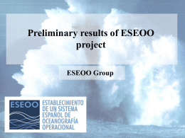 ESEOO project: a contribution to the development of